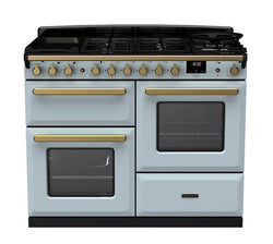 Rangemaster Dual Fuel Estel Deluxe 110cm Antique Brass Trim