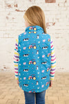 Load image into Gallery viewer, Alex Girl Gilet - Teal Farm
