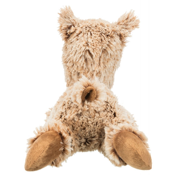 Alpaca Plush Dog Toy soft and durable chew toy for pets, available at Keans Claremorris.