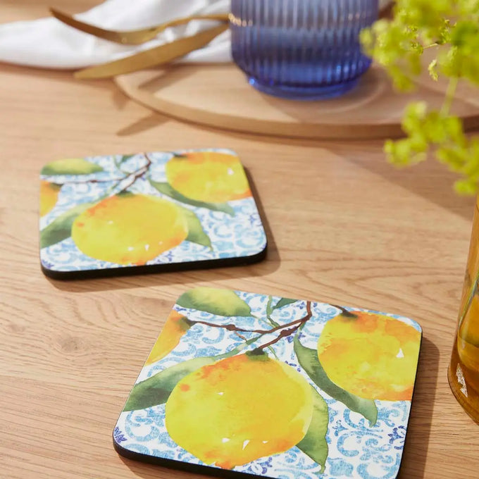 Amalfi Lemons Coasters - Set of 6 - Image 4