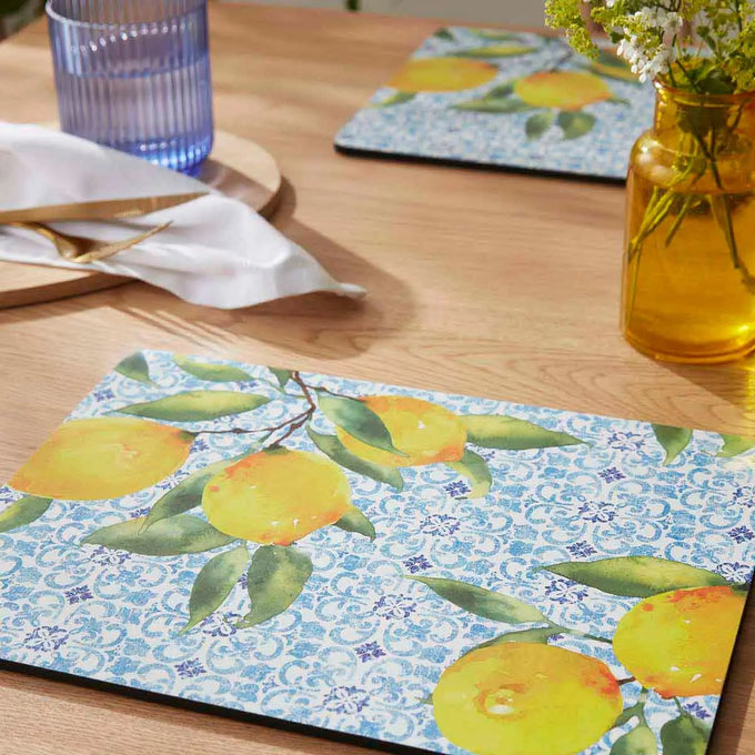 Amalfi Lemons Placemats - Set of 6 - Image 4