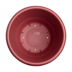 Amiga Round Pot 40cm in Theatre Red – durable cooking pot, vibrant color, available at Keans Claremorris