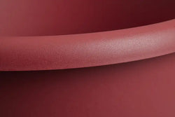 Amiga Round Pot 40cm in Theatre Red – durable cookware, vibrant color, available at Keans Claremorris