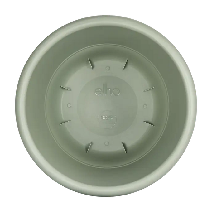 Amiga Round Pot 40cm in Thyme Green – durable garden planter by Keans Claremorris