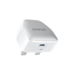 Anker 511 Nano Pro 20W USB-C fast charger with USB-C to Lightning cable, white, UK plug, at Kean’s Claremorris. – online at