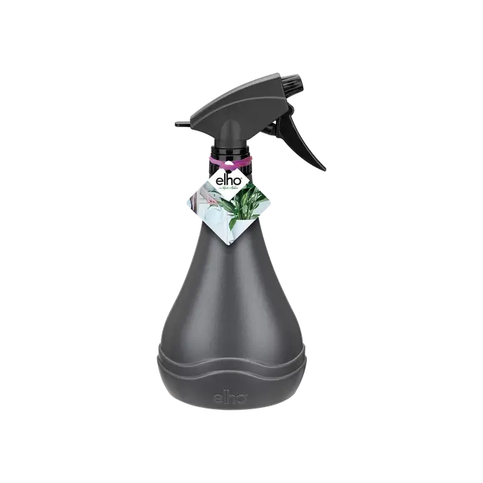 Anthracite Aquarius 0.7L sprayer with ergonomic handle and attached product tag.