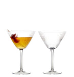 Load image into Gallery viewer, Set of 2 Empire Cocktail Glasses
