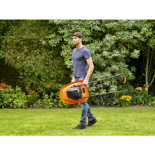 BLACK & DECKER Electric Hover Mower 30cm 1200W 240V - Powerful lawn mower available at Keans Claremorris