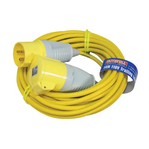 Trailing Lead 110V 32A 2.5Mm Cable 14M