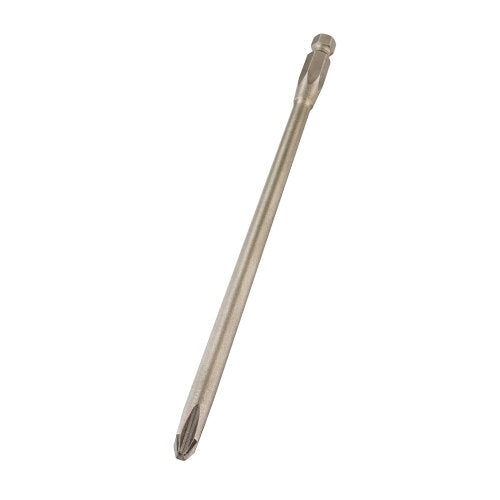 DeWalt DT7205 PR2 drywall screwdriver bit, PH2 tip, 152mm long, single metal bit on white background.