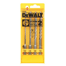 DeWalt SDS Plus Extreme 2® Drill Bit Set, 4 Piece