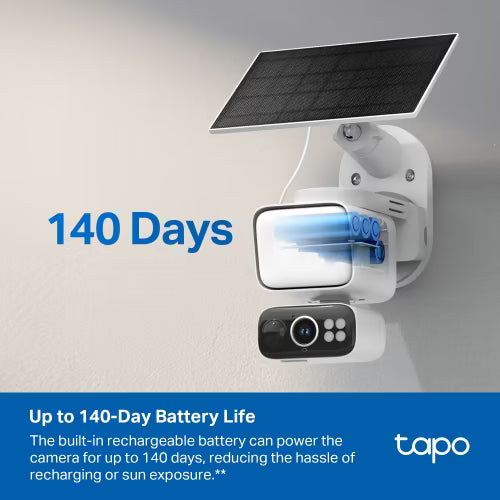 Tp Link Tapo Solar-Powered Floodlight Pan/Tilt Security Camera Kit | TPL-TC50-KIT - Image 9