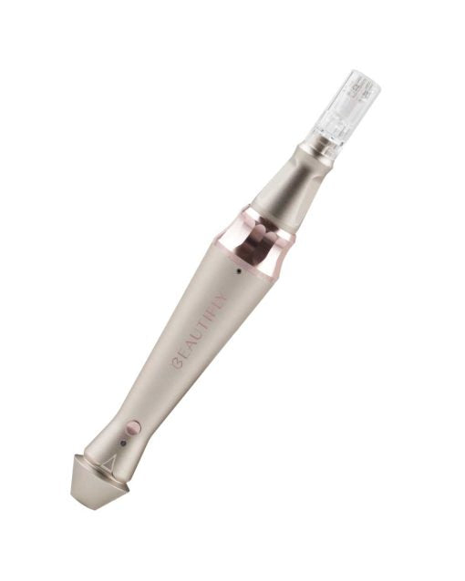 Beautifly B Meso Gold Microneedling Pen, wireless, adjustable depth, 14,000 punctures/min, anti-aging, from Kean’s