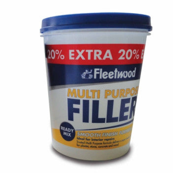 Fleetwood Filler Ready Mix 720g, smooth durable finish for plaster, stone, concrete, wood repairs – Keans Claremorris