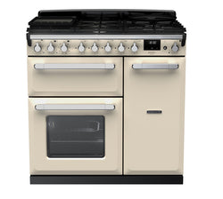 Rangemaster Dual Fuel Estel Deluxe 90cm Chrome Trim