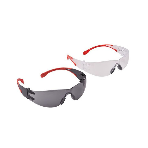Flexi Spec Safety Glasses Twin Pack with flexible arms, soft nose bridge, UV and impact resistant lenses – Keans Claremorris