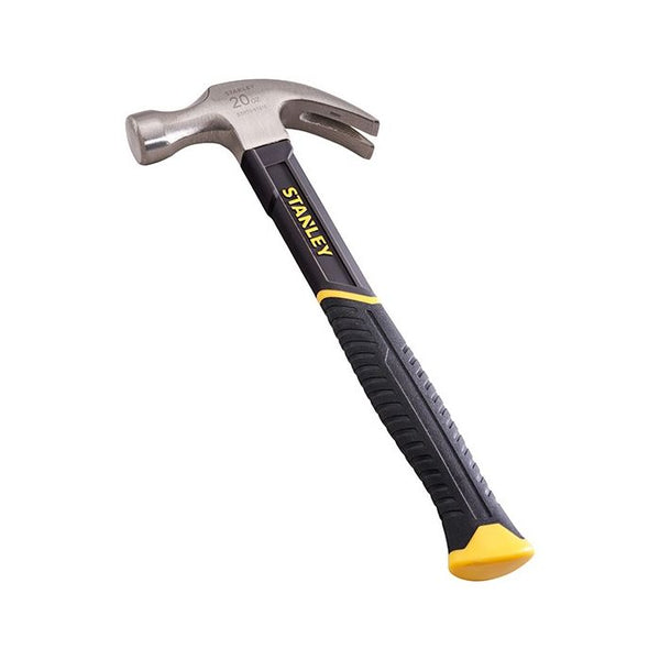 Stanley 567g Fibreglass Hammer with high-carbon steel head, vibration-reducing core, ergonomic grip – Keans Claremorris.