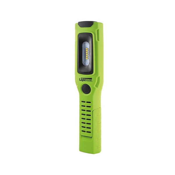 600 Lumens Rechargeable Inspection Light with swivel base, magnetic back, folding hooks, USB-C, by Keans Claremorris