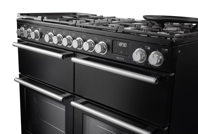 Rangemaster Nexus Dual Fuel 110cm Slow Cook Oven Chrome Trim - Image 5