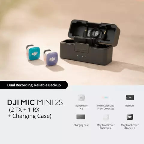 Dji Mic Mini 2S (2 Tx + 1 Rx + Charging Case)| CP.RN.00000538.01 - Image 3