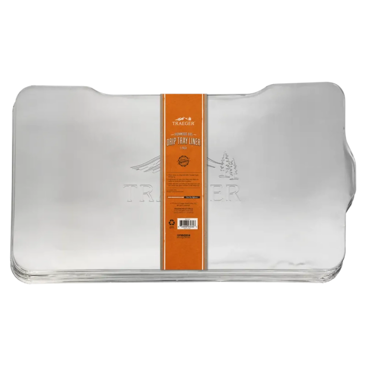 Traeger® Multilingual Drip Tray Liner 5 Pack -Ironwood - Image 1