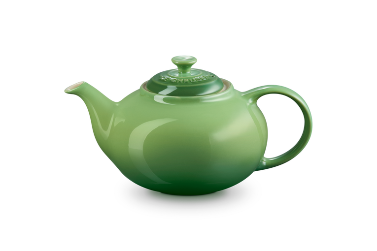 Le Creuset 1.3L Bamboo Stoneware Teapot with drip-resistant spout, ergonomic handle, durable glaze – Keans Claremorris