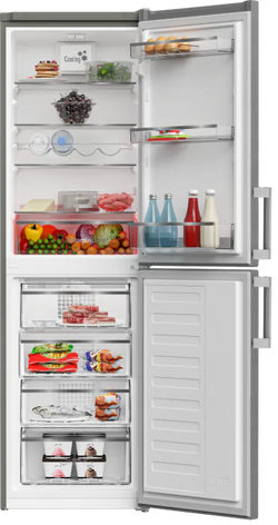 Blomberg KGM4574VPS Frost Free Fridge Freezer, energy-efficient, spacious design, available at Keans Claremorris.