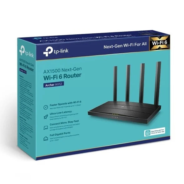 Tp Link Ax1500 Wifi 6 Router Next Gen | TPL-ARCHER-AX12 - Image 4