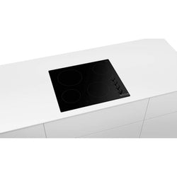 Bosch PKE611CA3E 60cm black ceramic hob, sleek design, efficient cooking surface - available at Keans Claremorris.