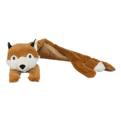 Fox Plush Eco Dog Toy 50cm, sustainable recycled polyester, sound & rustling foil, durable play by Keans Claremorris