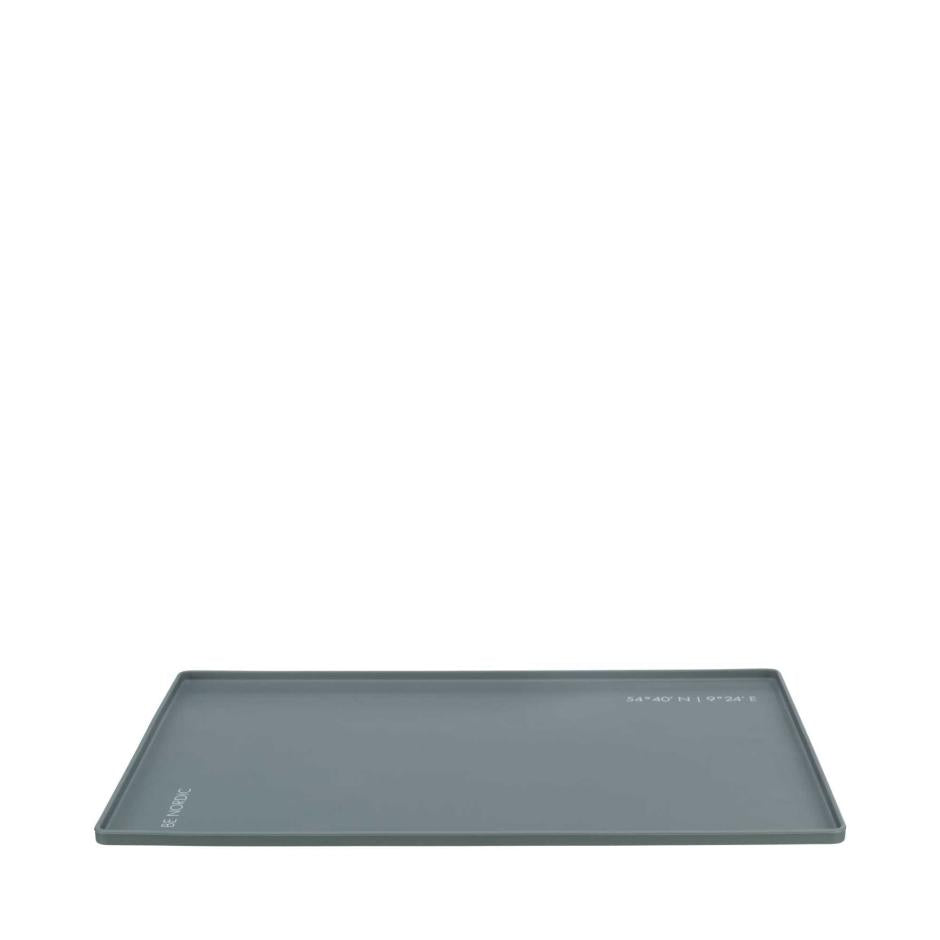 Be Nordic Medium Grey Silicone Placemat for Dining | Durable, Easy-Clean | Keans Claremorris