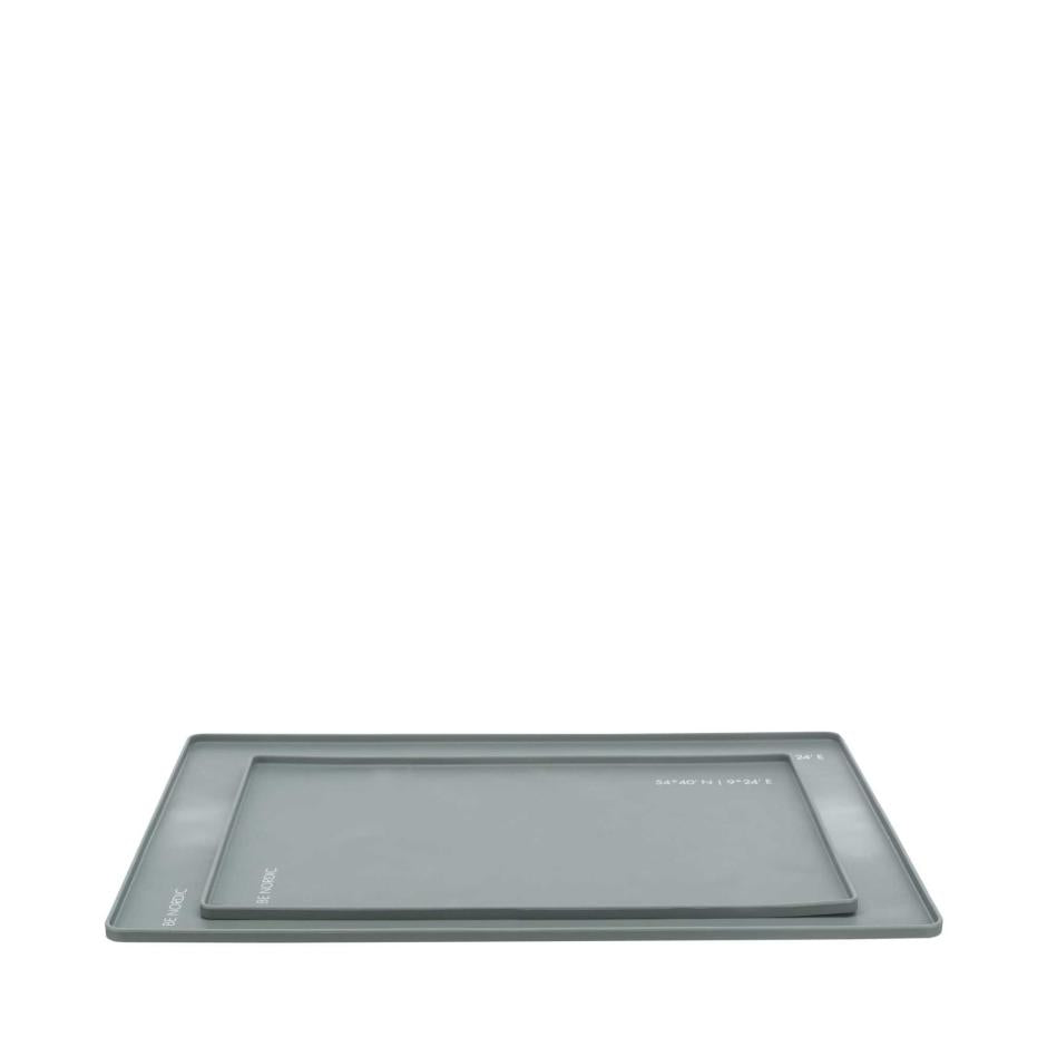 Be Nordic Medium Silicone Grey Placemat for dining, durable and easy-clean | Available at Keans Claremorris