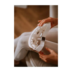 Beautifly OptiRelax ProSmooth Pink Eye Massager for Stress Relief, comfortable fit, available at Keans Claremorris.