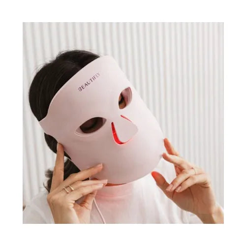 Beautifly Aura Glam PRO Pink LED Light Therapy Collagen Mask for skin rejuvenation - Keans Claremorris
