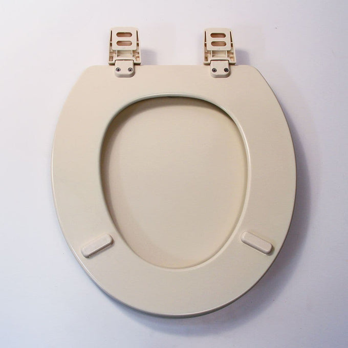Bemis 5000/766 Soft Cream Toilet Seat, durable and comfortable, available at Keans Claremorris.