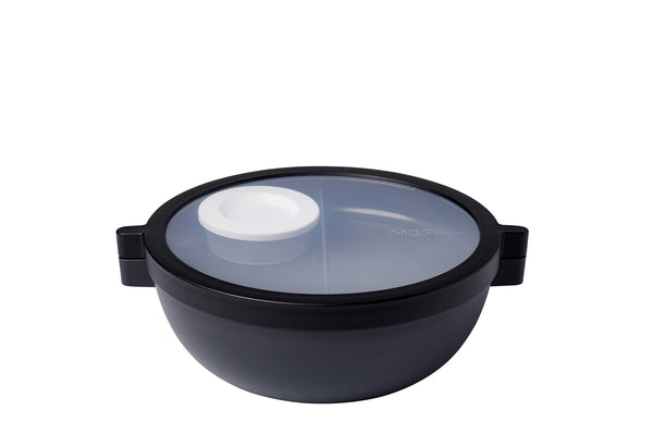 Mepal Vita Nordic black bento lunch bowl with leakproof containers, microwave-safe, BPA-free – Keans Claremorris