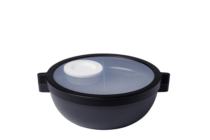 Mepal Vita Nordic black bento lunch bowl with leakproof containers, microwave-safe, BPA-free – Keans Claremorris