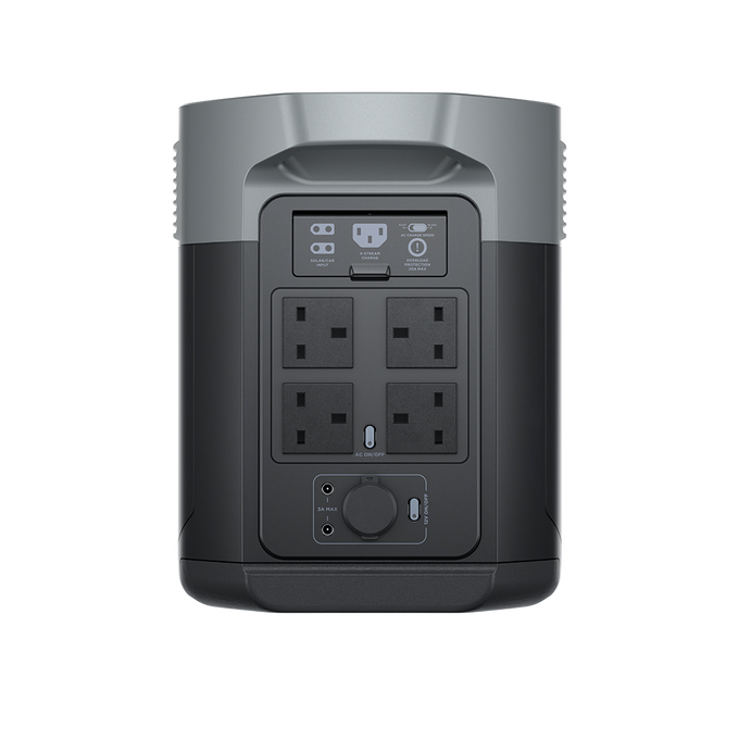 EcoFlow DELTA 2 Max 2048Wh portable power station, fast charging, expandable battery, 3100W X-Boost, available at Keans