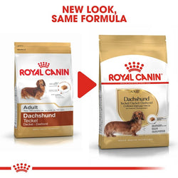 Royal Canin Dachshund Adult Dog Food 7.5kg bag available at Keans Claremorris
