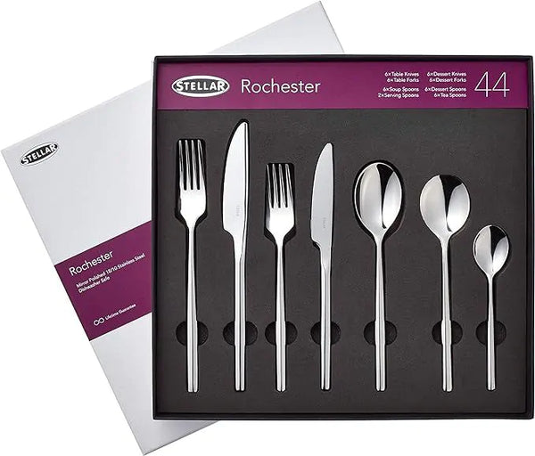 Stellar Rochester, 44 Piece Cutlery Set