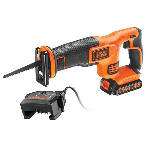 Black & Decker 18V Lithium-Ion Cordless Reciprocating Saw BDCR18C1-GB, lightweight power tool, available at Keans Claremorris