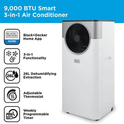 Black & Decker 9000 BTU Smart Air Conditioner