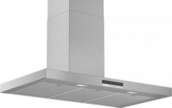 Bosch Series 4 90cm stainless steel wall-mounted cooker hood with powerful, quiet extraction – available at Keans Claremorris