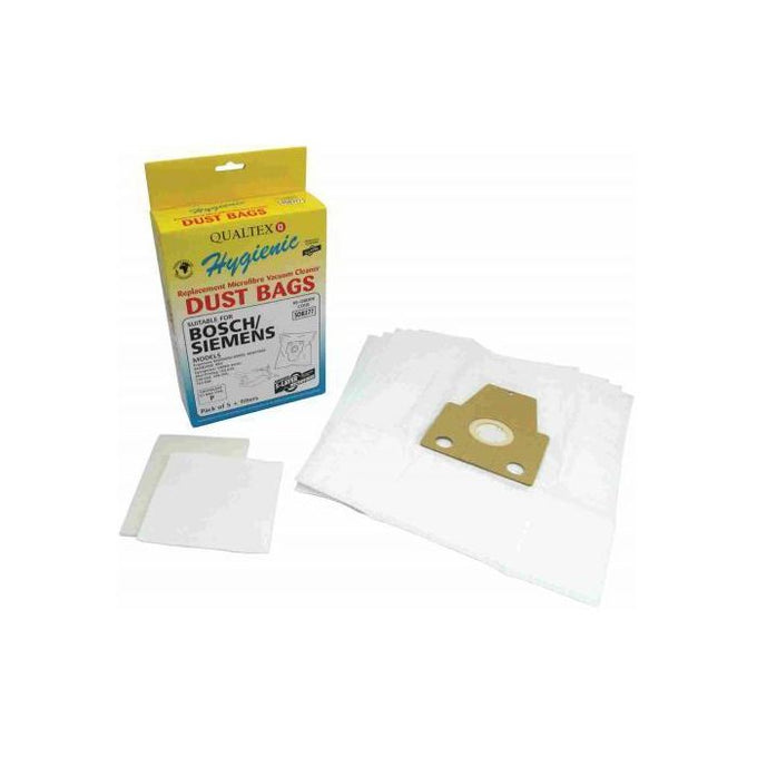 Bosch TYPE P SDB377 vacuum cleaner paper dust bags 5-pack with microfibre filters for Bosch & Siemens - Keans Claremorris