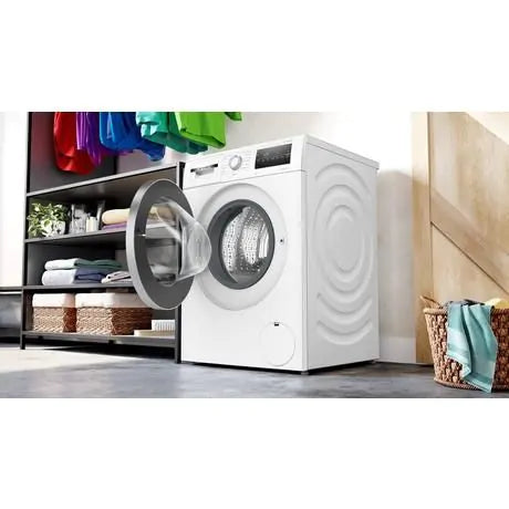 Bosch WAN28259GB 9kg 1400 Spin White Washing Machine - Efficient Laundry, Available at Keans Claremorris