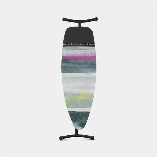 Brabantia Ironing Board D 135x45cm Morning Breeze, extra-wide, height-adjustable, heat-resistant zone, at Keans Claremorris