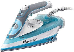 Braun TexStyle 5 Steam Iron SI5008BL blue with FreeGlide 3D SuperCeramic soleplate, 2600W, 300ml tank – Keans Claremorris