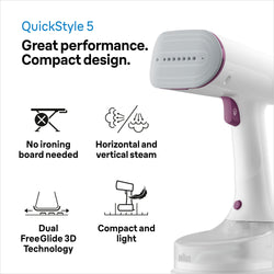 Braun Garment Steamer 1200W | GS5011PU