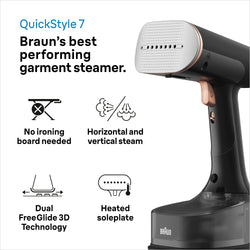Braun Garment Steamer 1600W| GS7077BK