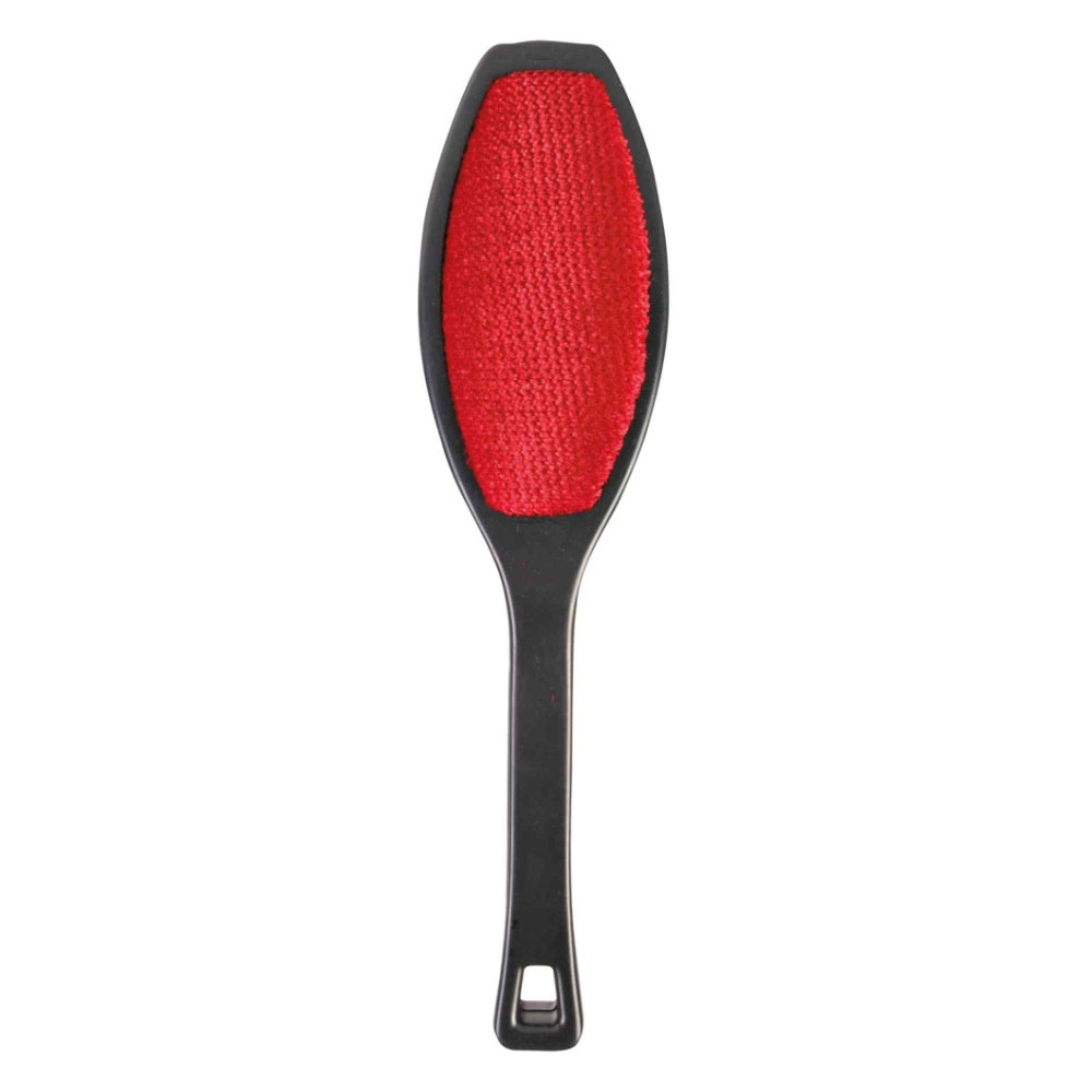 Lint Brush Double Sided Black/Red with velvet cover for fast pet hair removal on upholstery and textiles - Keans Claremorris